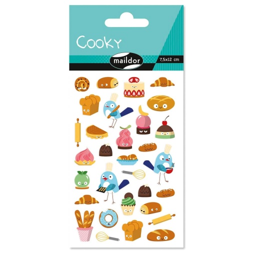 Autocolantes MAILDOR Cooky 3D doces