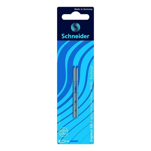 Recarga para Esferográfica SCHNEIDER 56 Mini Azul M com 2