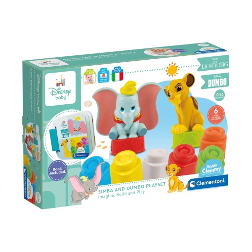 Simba e Dumbo DISNEY CLEMENTONI Soft Clemmy