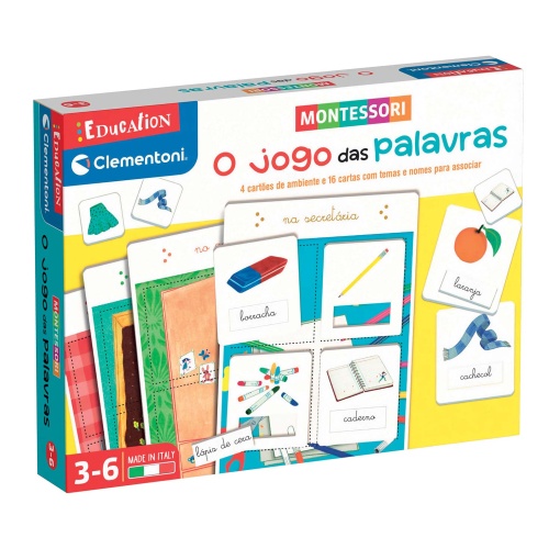 Montessori - O jogo das palavras CLEMENTONI Education