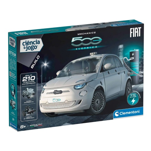 Laboratório de Mecânica - Fiat 500 Elétrico CLEMENTONI Ciência & Jogo