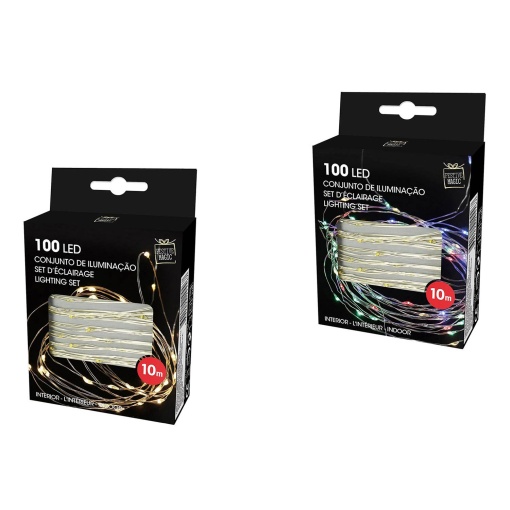 Luzes de Natal 100 Led 10m Sortido