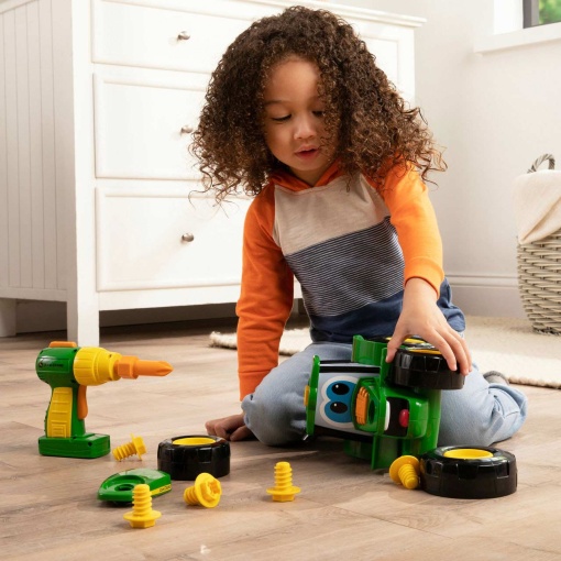 Constrói O Trator Johnny John Deere BIZAK