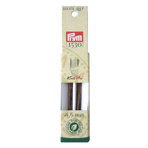 Ponta de Agulha de Tricot Circular PRYM Knit Pro 4,5mm 8,7cm Natural com 2