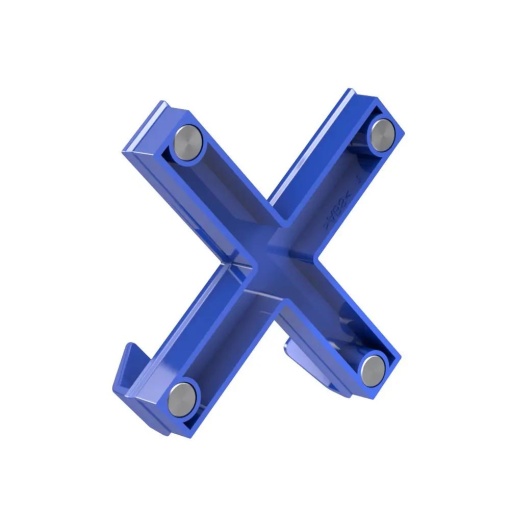 Íman 90x90mm azul cruz DAHLE Mega Magnet