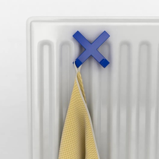 Íman 90x90mm azul cruz DAHLE Mega Magnet
