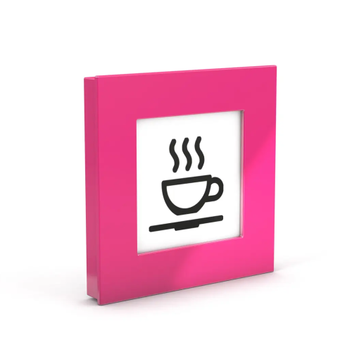 Íman 75x75mm rosa moldura DAHLE Mega Magnet