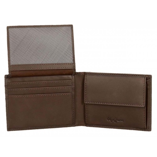 Carteira PEPE JEANS Checkbox castanho 7883132
