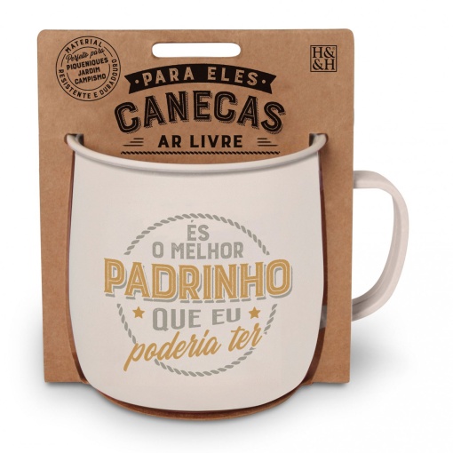 Caneca de Cerâmica em Melamina "Padrinho"