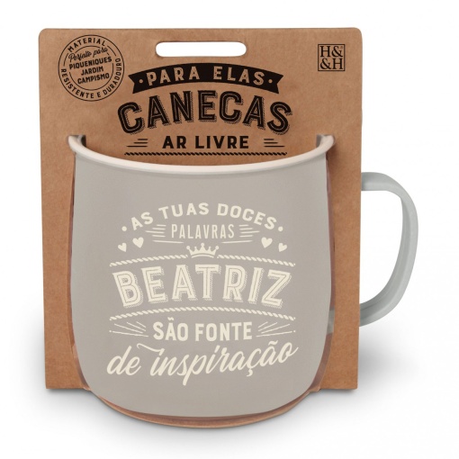 Caneca em Melamina "Beatriz"