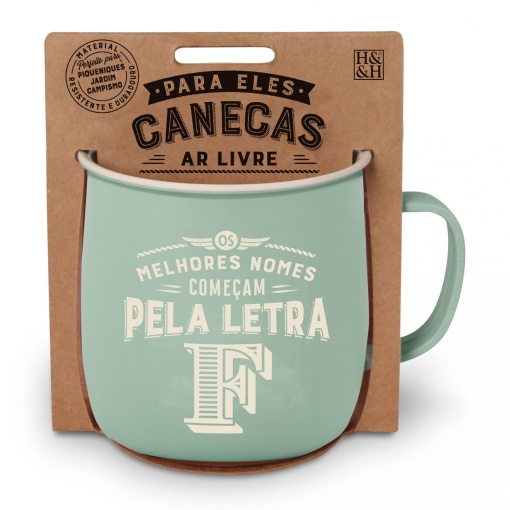 Caneca em Melamina "F"