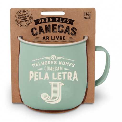 Caneca em Melamina "J"