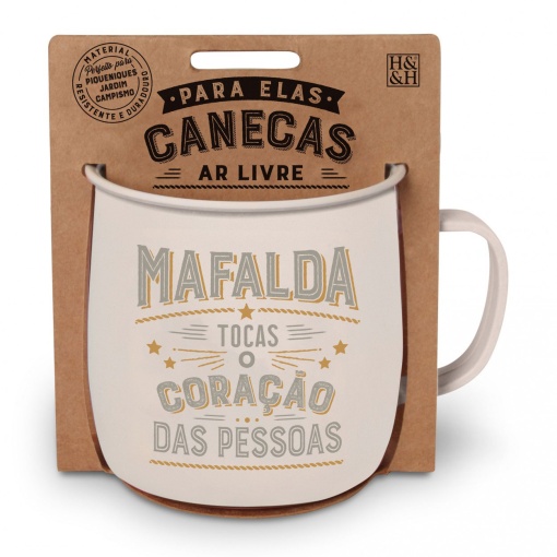 Caneca em Melamina "Mafalda"