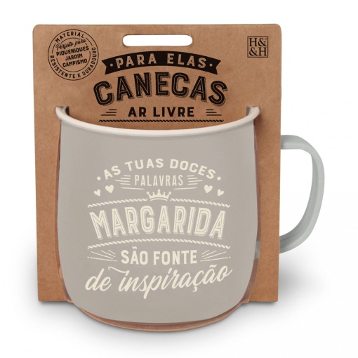 Caneca em Melamina "Margarida"