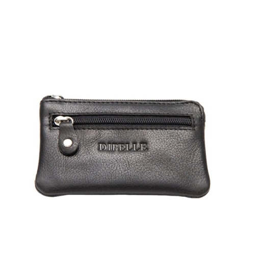 Porta-moedas em pele Dipelle preto DP1807
