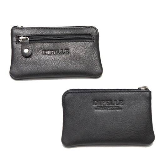 Porta-moedas em pele Dipelle preto DP1807