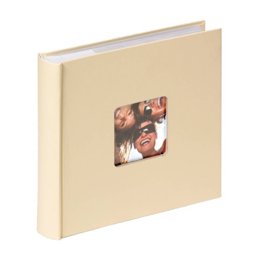 Álbum Fotográfico com bolsas WALTHER Fun 10x15cm 200 fotos creme