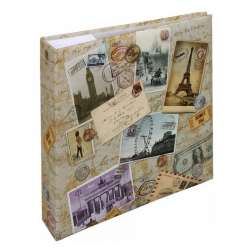 Álbum Fotográfico com bolsas HENZO City Travel 10x15cm 200 fotos