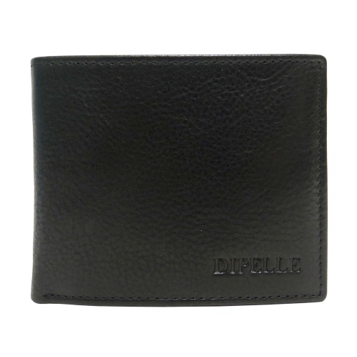 DIPELLE BLACK LEATHER WALLET DP1805