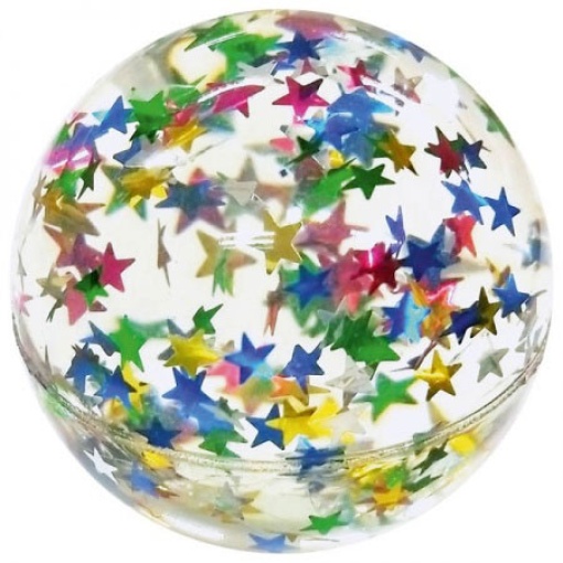 Bola saltitona 43mm estrelinhas