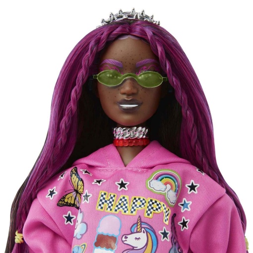 BARBIE Extra Cabelo Rosa Pop Funk MATTEL
