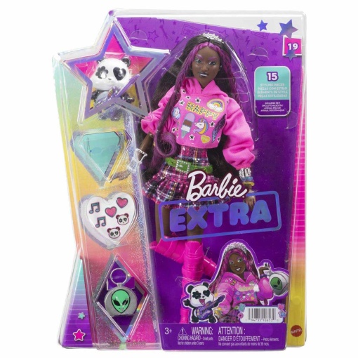 BARBIE Extra Cabelo Rosa Pop Funk MATTEL