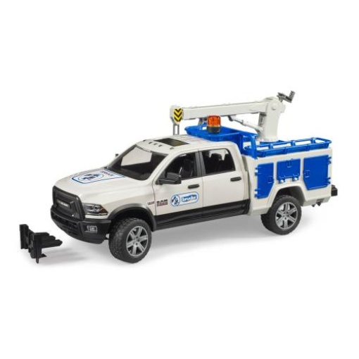 Carrinha de Serviço RAM 2500 com Farol Giratório 1:16 44cm BRUDER