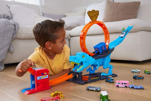 Hot Wheels City Desafio do T-rex MATTEL HKX42