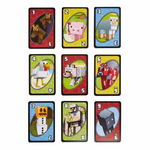 UNO MINECRAFT Mattel Games FPD61