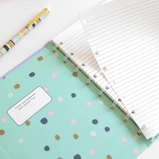 Caderno A5 FILOFAX Good Vibes Riscas