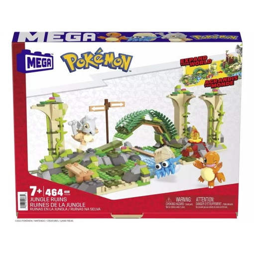 Mega POKEMON ruínas na selva 464 peças MATTEL