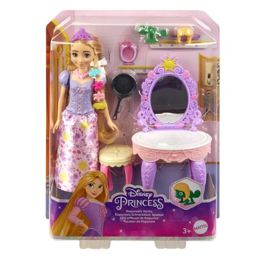DISNEY PRINCESS RAPUNZEL com Toucador MATTEL