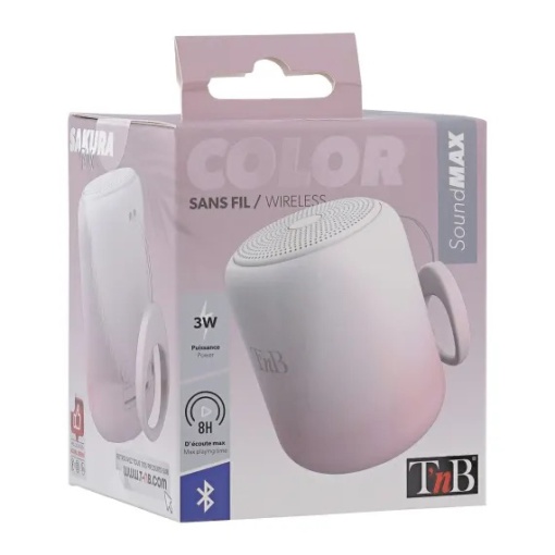 Altavoz Bluetooth TNB Color 3W rosa