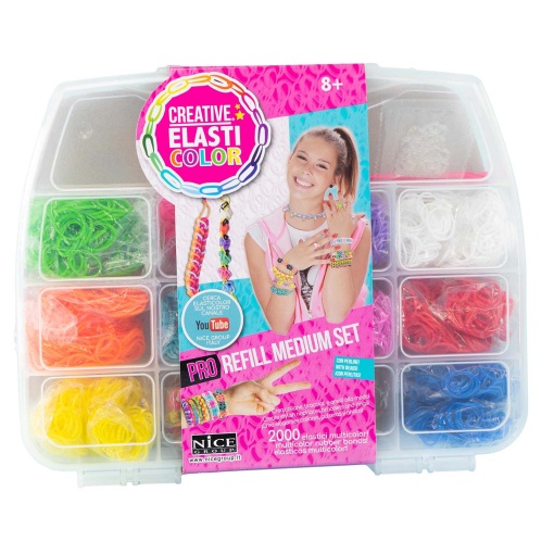 Elasticolor Pro Refill - Kit para Criar Pulseiras e Colares NICE CREATIVE