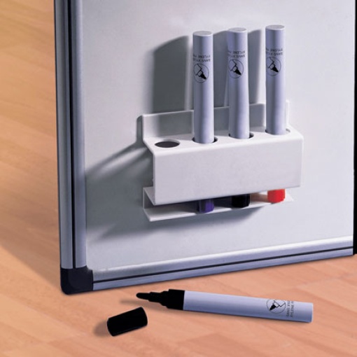NOBO magnetic whiteboard marker holder