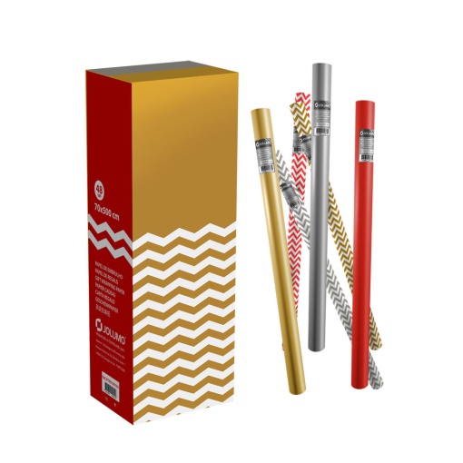 Papel de Embrulho JOL Natal Rolito 70x500cm Sortido