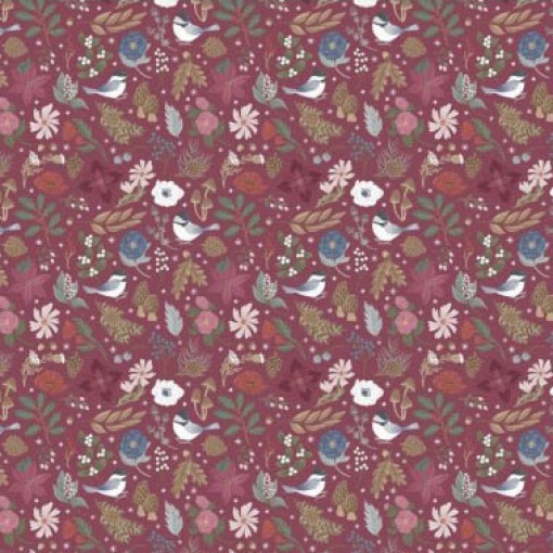 Tecido HILOGAR Winter Spirit 05 Vermelho/Multicor 1x1,10m