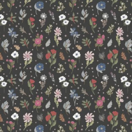 Tecido HILOGAR Winter Spirit 11 Preto/Multicor 1x1,10m