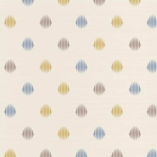 Tecido HILOGAR Blue Skies/Nutmeg Simon Adams 09 Creme 1x1,10m