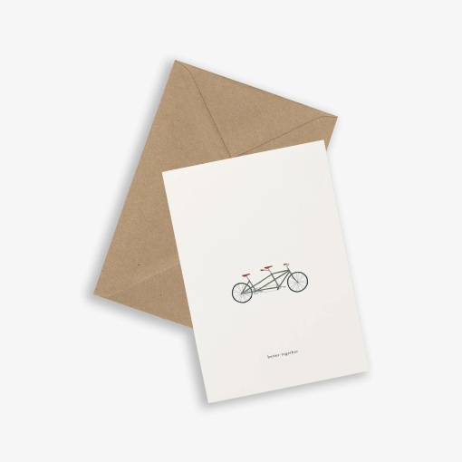 Postal KARTOTEK Tandem Bike "Better Together"