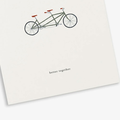 Postal KARTOTEK Tandem Bike "Better Together"