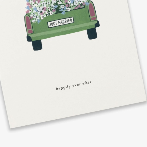 Postal KARTOTEK Wedding CAR "Happily ever after"