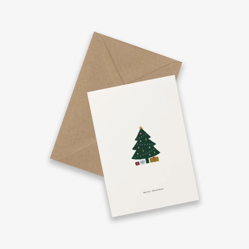 Postal KARTOTEK Christmas Tree "Merry Christmas"