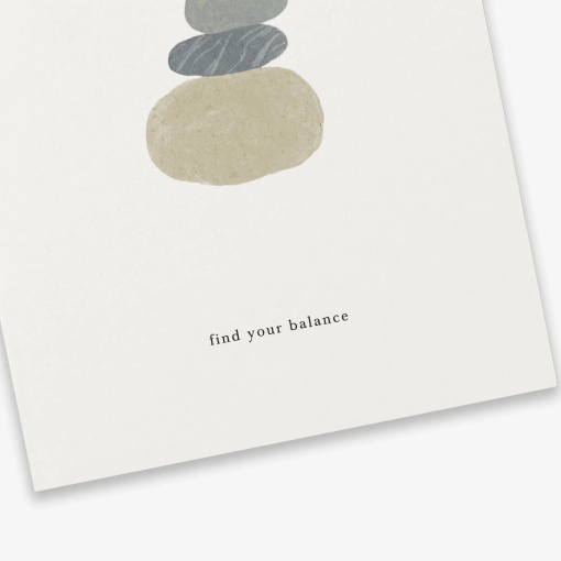 Postal KARTOTEK Rock Balance "Find Your Balance"