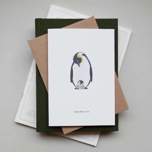 Postal KARTOTEK Pinguin "Best Dad Ever"