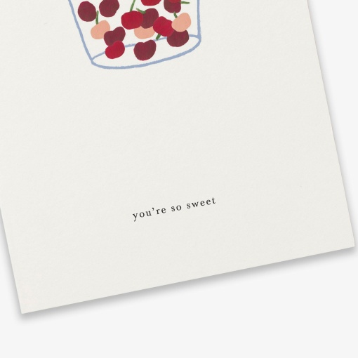 Postal KARTOTEK Cherries "You're So Sweet"