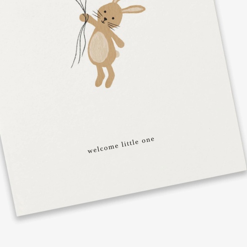 Postal KARTOTEK Bunny "Welcome LITTLE One"
