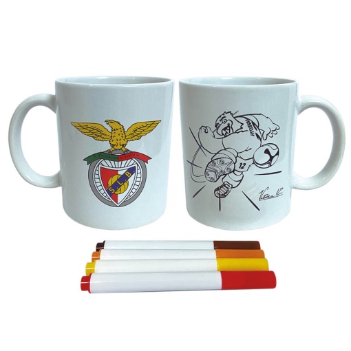 Caneca para Colorir BENFICA