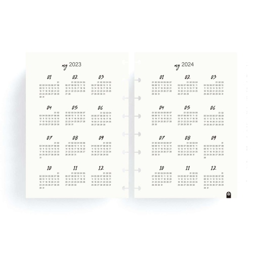 Refillable Weekly Planner A5 (Undated) Ingeniox 66305105