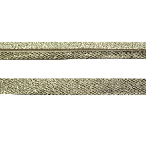 Fita de Viés 18mm Dourado (metro)